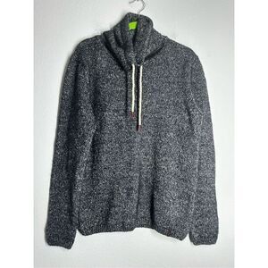 Cinque Men’s Wool Blend Sweater Turtleneck Black White Size M See Description